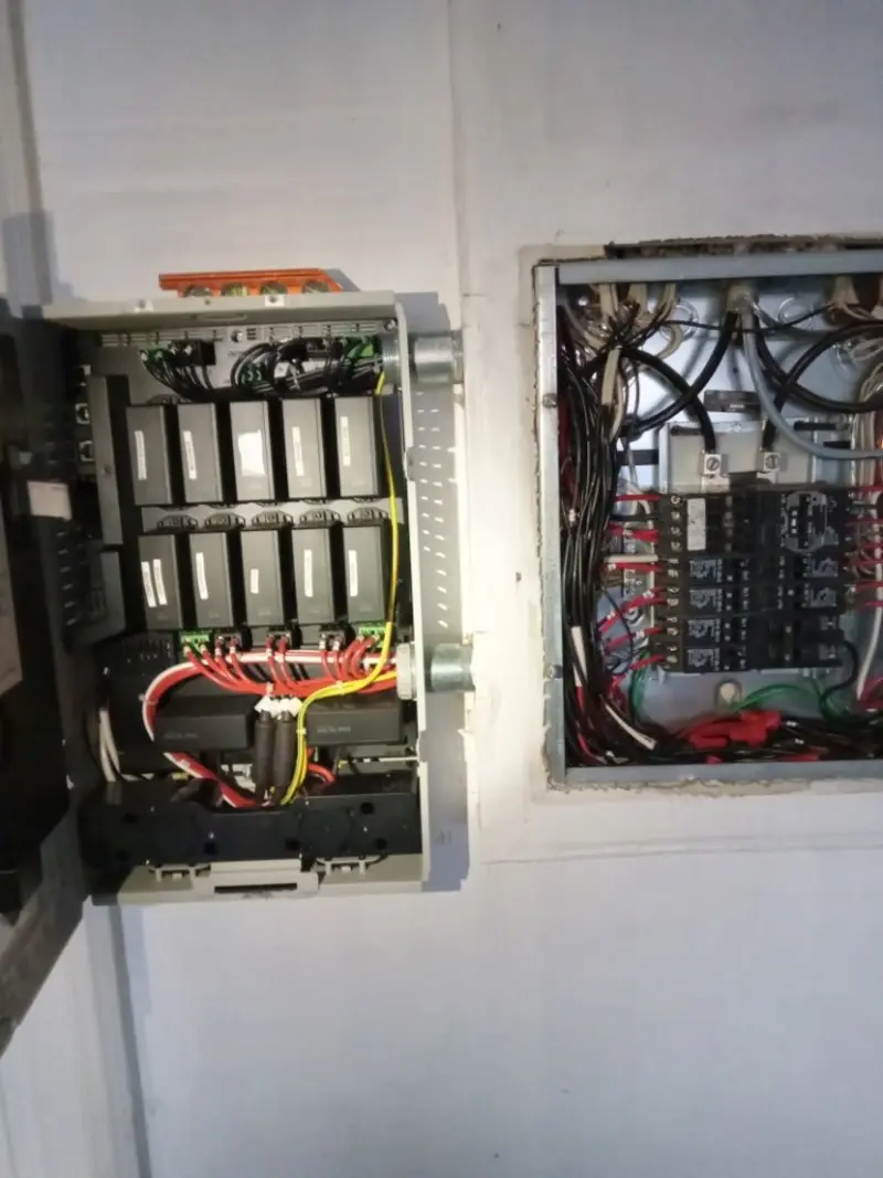 Electrical panel upgrade completed for Security Camera Wiring in Wisconsin Rapids